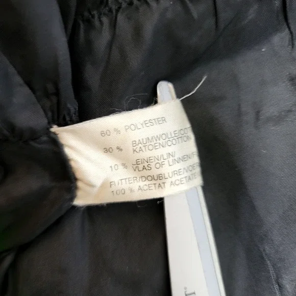 Vintage Ralph Creation W.Germany Skirt Set‎ Gray Pinstripe Belted Peplum Blouse - Picture 11 of 13